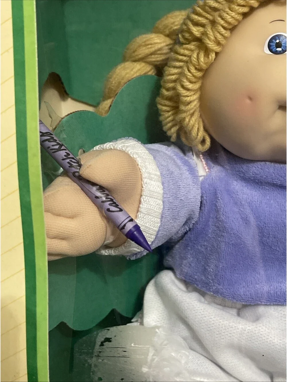 1984 Vintage Collectible Cabbage Patch Kids Doll - Blonde Hair Melva Flori Nov 1